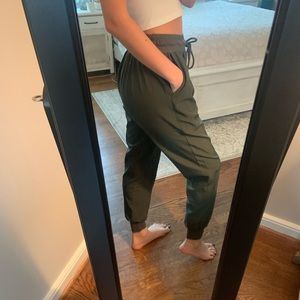 Olive green joggers